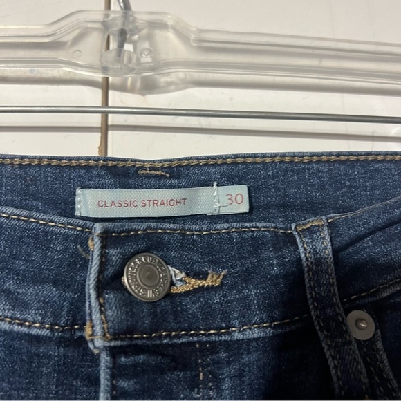 LEVI’S CLASSIC STRAIGHT JEANS SIZE 30 WOMENS - Picture 3 of 6